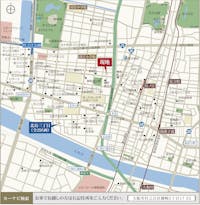 【現地案内図】
南海本線とOsakaMetro線、南港ポートタウン線の3線2駅を利用可能！スーパーまで徒歩3分、複合商業施設まで徒歩12分と便利な暮らしが叶う立地です。野球場やテニスコートがある大型の公園も徒歩圏内に点在◎