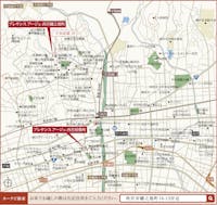 【現地案内図】
関西スーパーまで徒歩4分と、毎日のお買い物にも便利な立地です。保育園や緑豊かな公園も徒歩2分圏内にあり、小さなお子様と暮らすご家族にも嬉しい住環境です。ぜひ現地の様子をご確認ください◎