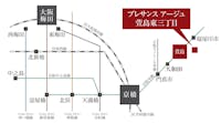 【路線図】
京阪本線「萱島」駅まで徒歩12分、「大和田」駅まで自転車約7分。「萱島」駅より「京橋」・「淀屋橋」駅へ直通アクセス可能！大阪主要地域へのアクセスもスムーズな立地です。