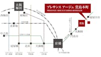 【路線図】
京阪本線「萱島」駅徒歩6分、「大和田」駅自転車約5分！「萱島」駅～「京橋」・「淀屋橋」駅まで直通アクセス可能です！通勤・通学からショッピングまで軽快に、利便性の高い交通環境です。