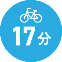 自転車17分