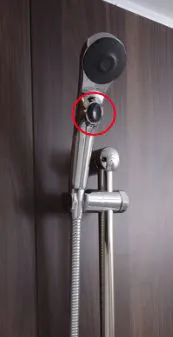 ストップ付シャワーヘッド