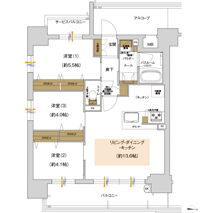 Aタイプの図面